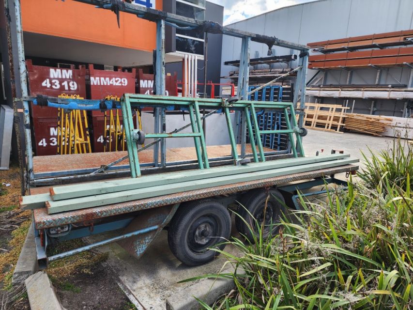 A Frame Window Transport Trailer