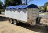 DEAN Hydraulic Tipper Trailer w/ Retractable Tarp